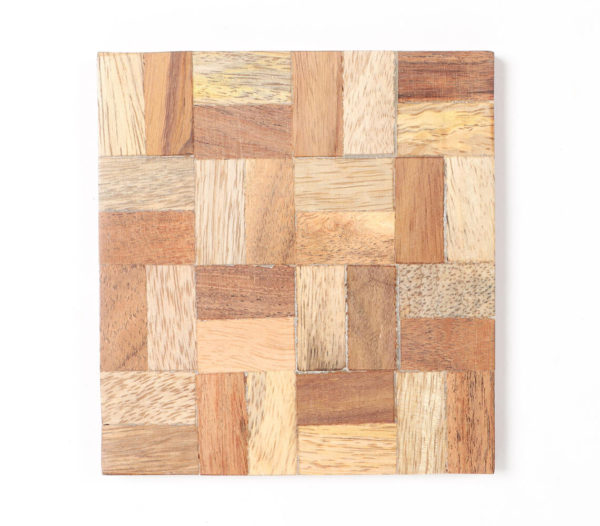 Wooden Puzzle-Block Coasters (Set Of 4) - Indie Roots